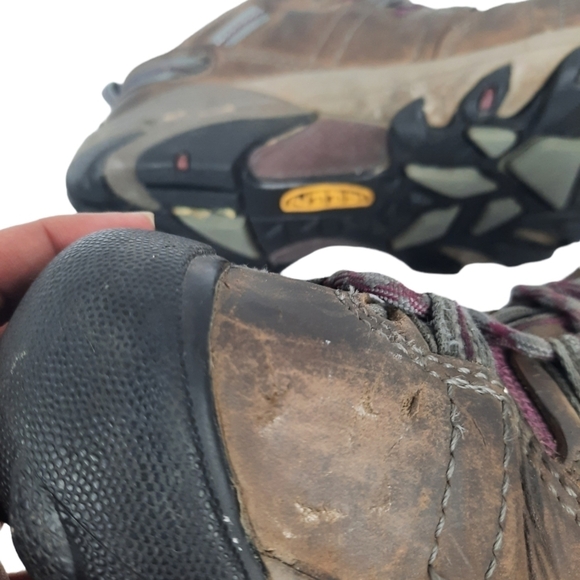 Keen Utility Women's Detroit XT Steel Toe Brown and Purple Size 8.5W Women's - Picture 8 of 13